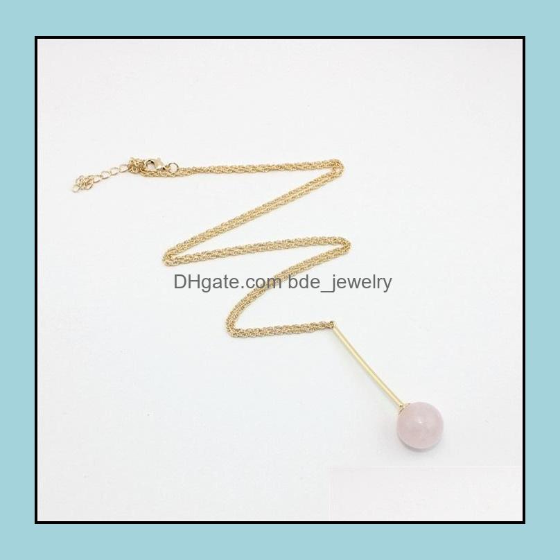 Pendant Necklaces Exquisite Handmade Pink Crystal Ball Polishing Metal Druzy Natural Stone Rose Quartz Collar Necklace Dro Bdejewelry Dhvcz
Pendant Necklaces Exquisite Handmade Pink Crystal Ball Polishing Metal Druzy Natural Stone Rose Quartz Collar Necklace Dro Bdejewelry Dhvcz