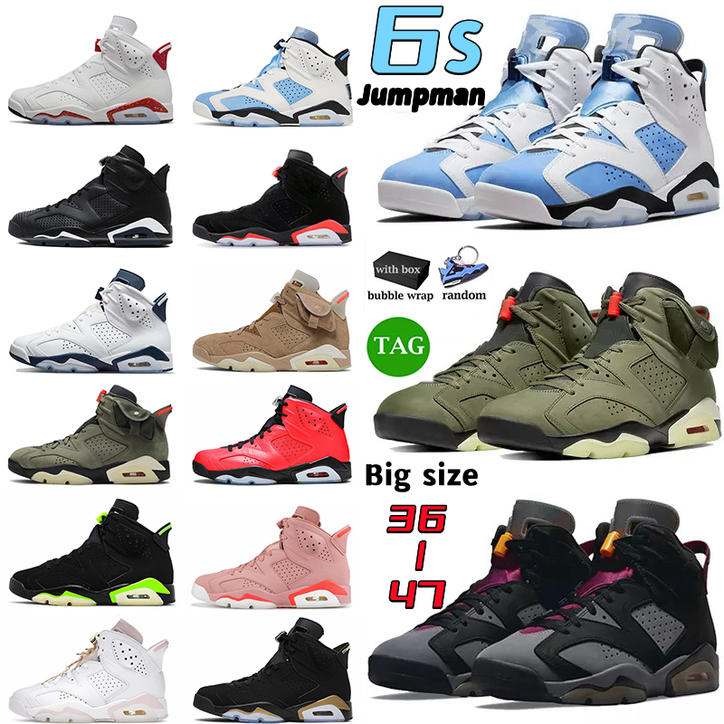 Jumpman 6 Basketball Shoes VI 6s Mens Cactus University Blue Electric Green Bordeaux Hare UNC Infrared White Red Oreo Midnight Navy trainers Sports Sneaker 40-47, I need look other product
Jumpman 6 Basketball Shoes VI 6s Mens Cactus University Blue Electric Green Bordeaux Hare UNC Infrared White Red Oreo Midnight Navy trainers Sports Sneaker 40-47, I need look other product