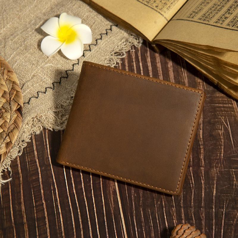 Wallets Genuine Leather Men Wallet Short Bifold Crazy Horse Man WalletsWallets, Light brown
Wallets Genuine Leather Men Wallet Short Bifold Crazy Horse Man WalletsWallets, Light brown