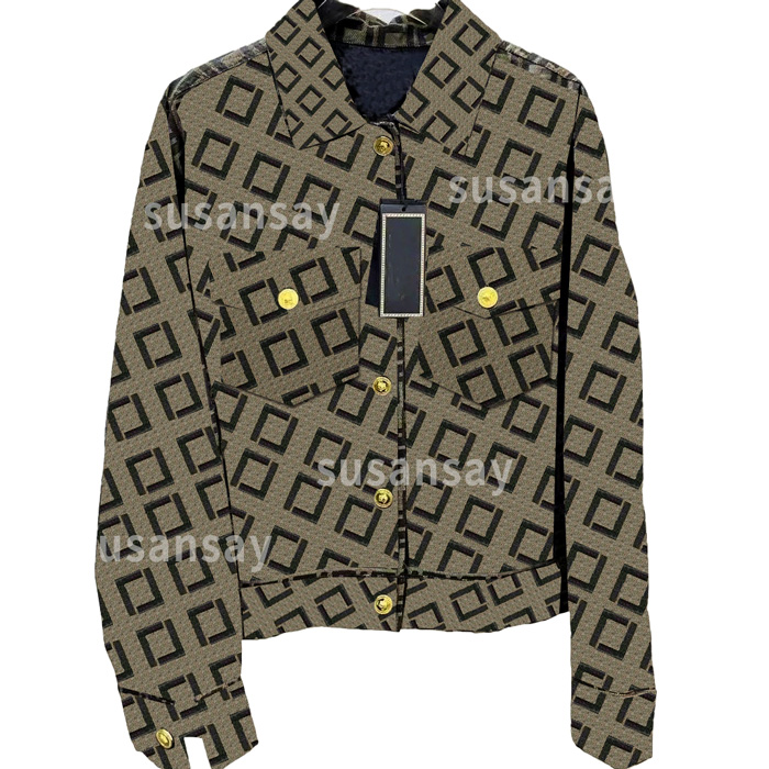 luxury brand Designer couple WOMEN' CLASSIC High quality letter New Sexy F Fashion Buttons Bright Silk Tweed Long-Sleeved Jacket Set, Brown
luxury brand Designer couple WOMEN' CLASSIC High quality letter New Sexy F Fashion Buttons Bright Silk Tweed Long-Sleeved Jacket Set, Brown