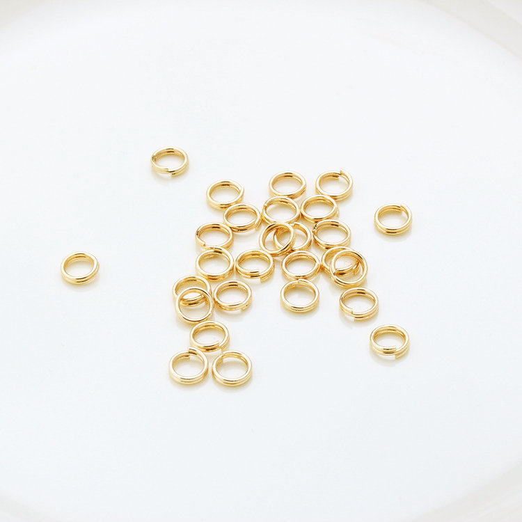 20PCS 5MM 14K Gold Color Plated Brass Double Loop Jump Rings Split High Quality Jewelry Accessories 220716
20PCS 5MM 14K Gold Color Plated Brass Double Loop Jump Rings Split High Quality Jewelry Accessories 220716
