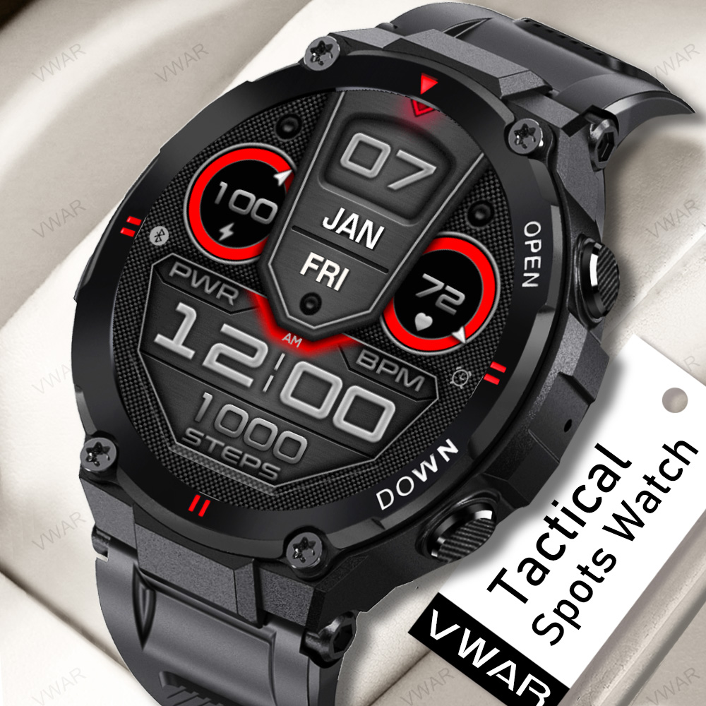2022 NEW Military Smart Watch for Men Rugged Bluetooth Dail Calls Outdoor Tactical Smartwatch ip67 Waterproof for iPhone Samsung
2022 NEW Military Smart Watch for Men Rugged Bluetooth Dail Calls Outdoor Tactical Smartwatch ip67 Waterproof for iPhone Samsung