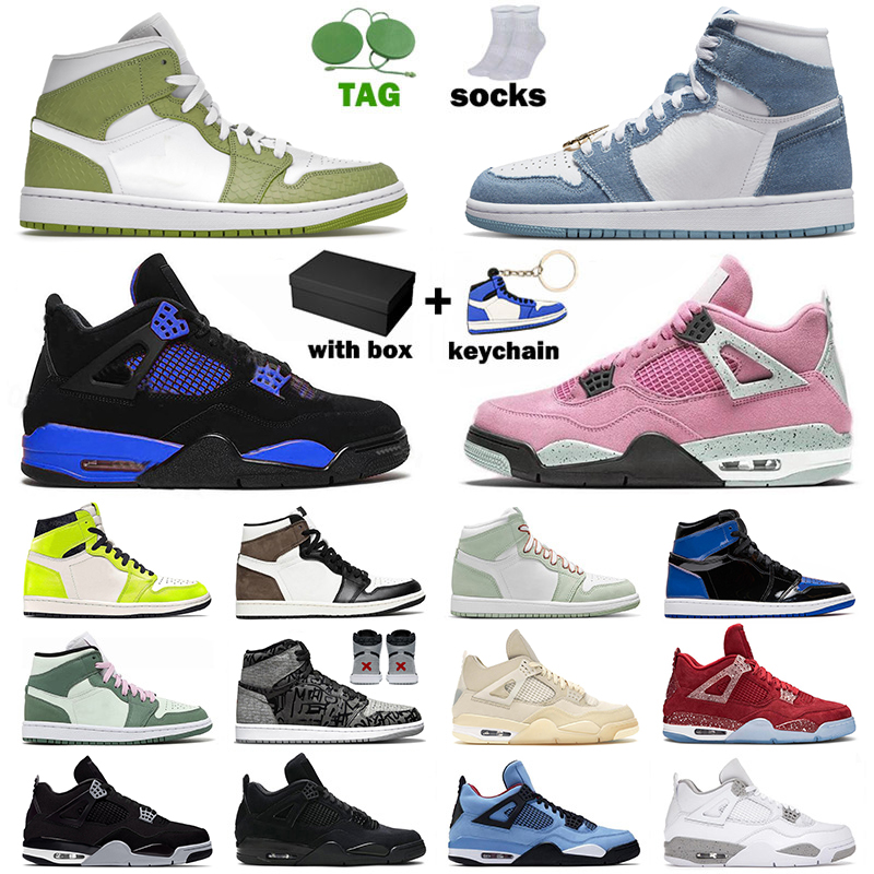 With Box Jumpman 1 OG Basketball Shoes Black Cat 4s Mens Womens Panda OG High Airness Mocha Green Python Mid 1s Peach 4 Sail Cactus Jack Designer Sneaker Trainer Size 13, 36-46 black toe
With Box Jumpman 1 OG Basketball Shoes Black Cat 4s Mens Womens Panda OG High Airness Mocha Green Python Mid 1s Peach 4 Sail Cactus Jack Designer Sneaker Trainer Size 13, 36-46 black toe