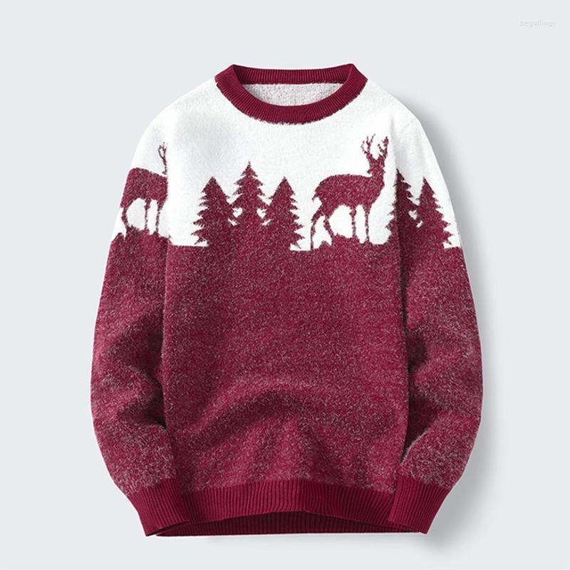 Men's Sweaters Knitted Sweater Pullover Casual Warm Knitwear Long Sleeves Clothing Christmas Elk Male Loose Tops Jersey Begu22, Navy blue
Men's Sweaters Knitted Sweater Pullover Casual Warm Knitwear Long Sleeves Clothing Christmas Elk Male Loose Tops Jersey Begu22, Navy blue