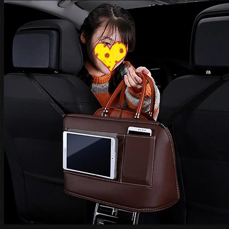 Car Organizer Handbag Holder Interior Stowing Tidying Accessories Auto Seat Middle Box Hanger PU Leather Storage Bag
Car Organizer Handbag Holder Interior Stowing Tidying Accessories Auto Seat Middle Box Hanger PU Leather Storage Bag