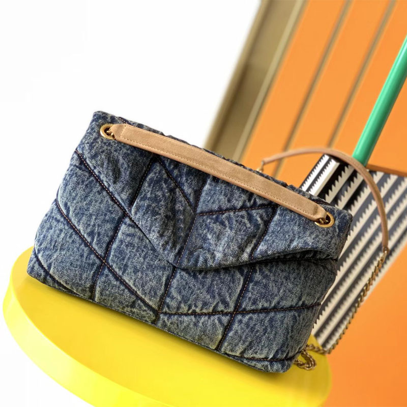 Ladies Denim Shoulder Crossbody Bag Designer Messenger Bags Single Zipper Plain Thread Sequins Letter Sequined Hasp Soft Canvas Flap Pocket Satchel Handbag MM Size, Golden hardware-white
Ladies Denim Shoulder Crossbody Bag Designer Messenger Bags Single Zipper Plain Thread Sequins Letter Sequined Hasp Soft Canvas Flap Pocket Satchel Handbag MM Size, Golden hardware-white