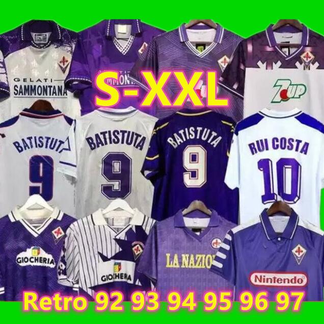 1991 1992 Fiorentina Retro Soccer Jerseys 1993 1998 1999 Gabriel Football Shirts 89 90 91 92 93 94 95 96 97 98 99 00 Batistuta RUI COSTA Uniforms Vintage Maglia da calcio, 92 93 home
1991 1992 Fiorentina Retro Soccer Jerseys 1993 1998 1999 Gabriel Football Shirts 89 90 91 92 93 94 95 96 97 98 99 00 Batistuta RUI COSTA Uniforms Vintage Maglia da calcio, 92 93 home