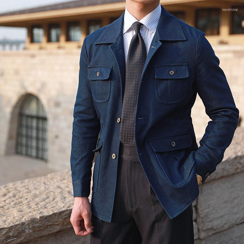 Men's Trench Coats Cowboy Casual Blue Jacket Business Versatile Senior Luxury Italian Coat Fashion Lapel Top Male For Men Kend22, Denim blue
Men's Trench Coats Cowboy Casual Blue Jacket Business Versatile Senior Luxury Italian Coat Fashion Lapel Top Male For Men Kend22, Denim blue