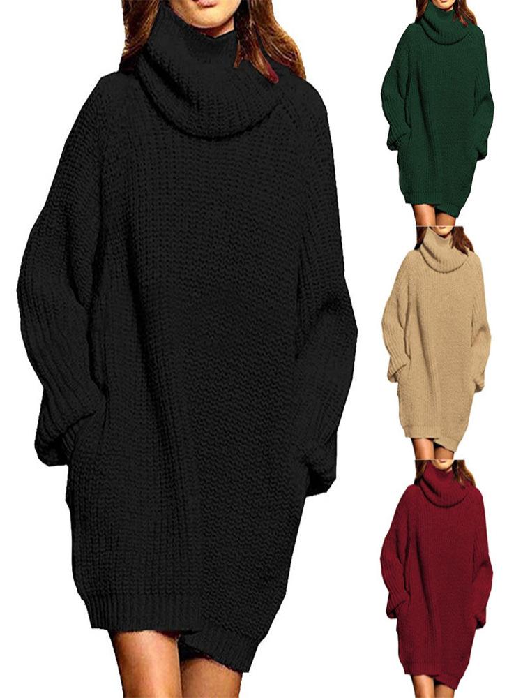 Women' Sweaters PofashSweater 2022 Autumn Winter Fashion Long Sleeve High Neck Sweater Women' Medium Length Knitted Dress DressWomen, Green
Women' Sweaters PofashSweater 2022 Autumn Winter Fashion Long Sleeve High Neck Sweater Women' Medium Length Knitted Dress DressWomen, Green