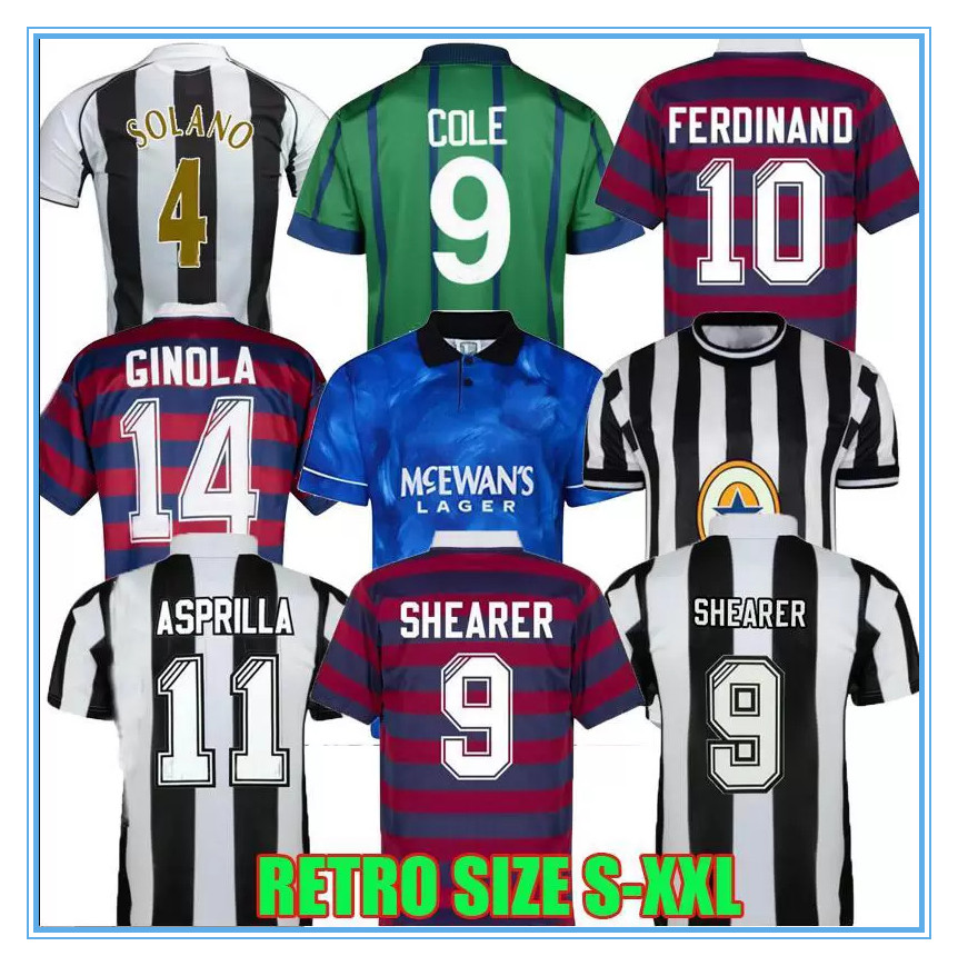 Retro soccer jersey 1985 1986 1987 1993 1994 1995 96 97 98 99 2005 2006 2007 BATTY ASPRILLA CINOLA SHEARER OWEN UNITED football shirt, 1991 away
Retro soccer jersey 1985 1986 1987 1993 1994 1995 96 97 98 99 2005 2006 2007 BATTY ASPRILLA CINOLA SHEARER OWEN UNITED football shirt, 1991 away