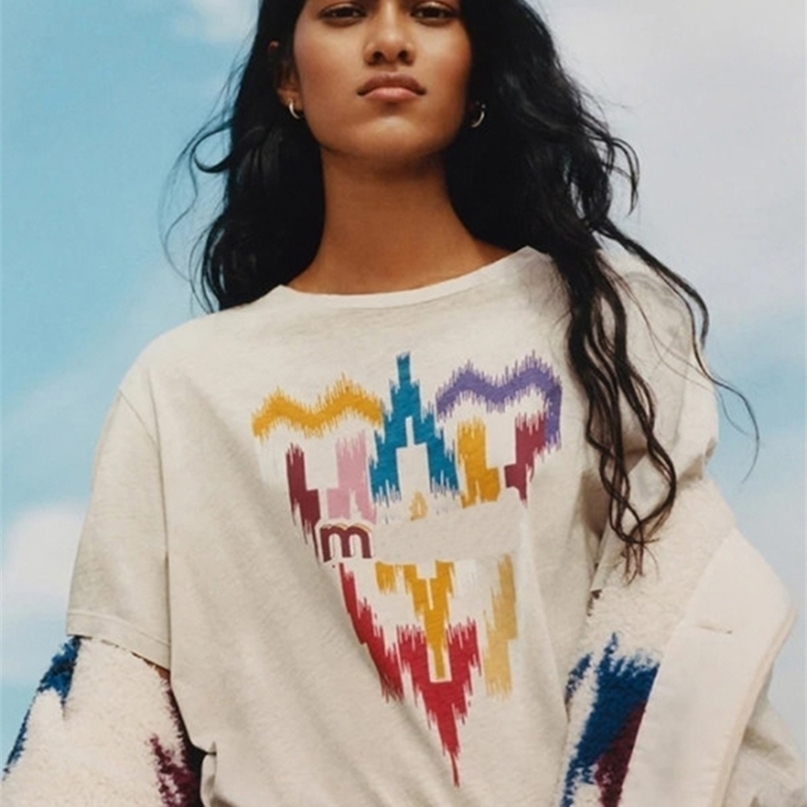 Vintage Bamboo Grain Print T-shirt Top Summer Casual O-neck Loose Female Clothing Color Contrast Cotton T Shirts 220402, Green 
Vintage Bamboo Grain Print T-shirt Top Summer Casual O-neck Loose Female Clothing Color Contrast Cotton T Shirts 220402, Green