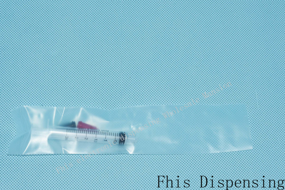 3cc syringe 25 gauge BLUE Blunt Dispensing Needle Glue Adhesive Henna Liquids