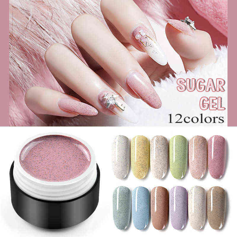 NXY Nail Gel Sugar Color 5ml Painting Soak Off Uv Led Varnish Glitter Effect Drawing Lovely Polish Lacquer 0328