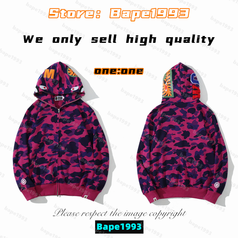 High quality Apes Mens Hoodies & Sweatshirt Japan shark B ape head Galaxy spots luminous camo Male and female couples with the same model 100% cotton New hoodie 1993 KS1-16, 1 button
High quality Apes Mens Hoodies & Sweatshirt Japan shark B ape head Galaxy spots luminous camo Male and female couples with the same model 100% cotton New hoodie 1993 KS1-16, 1 button