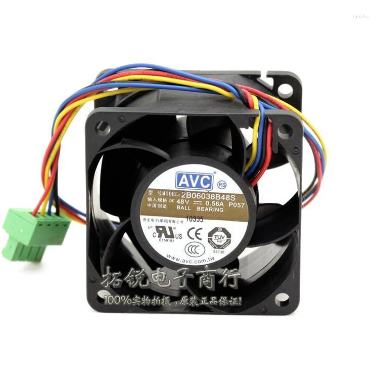 Fans & Coolings 2 B06038B48S 6038 6CM 48V 0.56A Four-Wire PWM Double Ball Cooling FanFans
Fans & Coolings 2 B06038B48S 6038 6CM 48V 0.56A Four-Wire PWM Double Ball Cooling FanFans