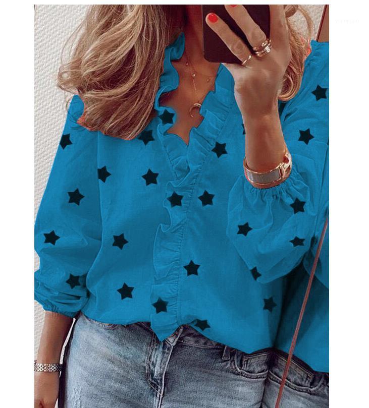 Blouse Shirts Office Lady 2022 Spring Summer Polka Dot Long Sleeve Ruffle Women Blouses Sexy V-neck Short Pullover Tops Women, Style6
Blouse Shirts Office Lady 2022 Spring Summer Polka Dot Long Sleeve Ruffle Women Blouses Sexy V-neck Short Pullover Tops Women, Style6