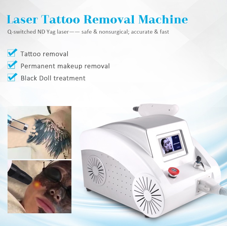 Portable Q Switched ND YAG Laser 1064nm 532nm 1320nm Eyebrow Tattoo Removal Skin Whitening Remove Freckles Acne Pigments Treatment Equipment Manufacturer Supply
Portable Q Switched ND YAG Laser 1064nm 532nm 1320nm Eyebrow Tattoo Removal Skin Whitening Remove Freckles Acne Pigments Treatment Equipment Manufacturer Supply