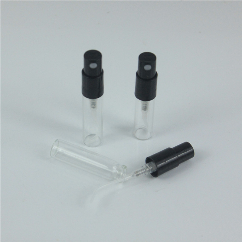 50pcs/lot 2ml&3ml Mini Glass Parfum Bottle Sample Scents Spray Bottle Refillable Fragrance Atomizer Glass Perfume Bottle Vials 220711