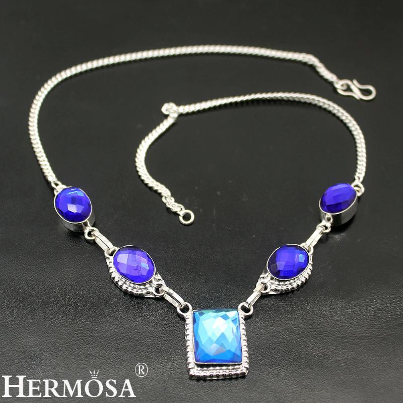 Chains Hermosa Dashing Unique Multi MysticTopaz Silver Color Chain Necklace 17 Inch NY947
Chains Hermosa Dashing Unique Multi MysticTopaz Silver Color Chain Necklace 17 Inch NY947