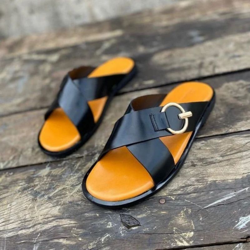 Slippers Men Shoes PU Leather Casual Fashion Everyday Street Party Cross Buckle Decoration Comfortable Lightweight Trend British Style CP168, Clear
Slippers Men Shoes PU Leather Casual Fashion Everyday Street Party Cross Buckle Decoration Comfortable Lightweight Trend British Style CP168, Clear