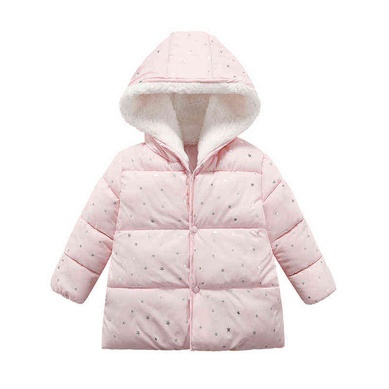 Winter Jacket Girl Clothes Satin Star Flowers Thickened Warm Hooded Joining Velvet 1-5 Year Old Baby High-quality Children's Clothing J220718, Photo color
Winter Jacket Girl Clothes Satin Star Flowers Thickened Warm Hooded Joining Velvet 1-5 Year Old Baby High-quality Children's Clothing J220718, Photo color