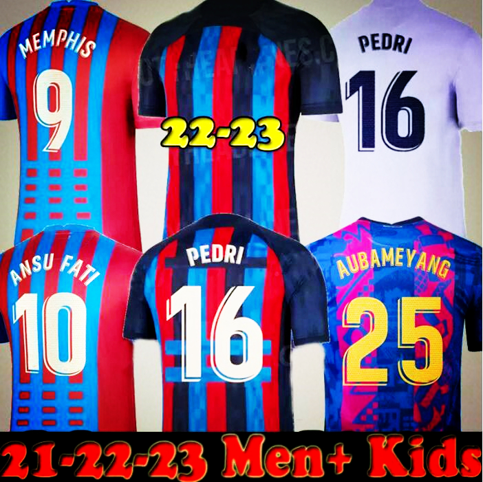 Camisetas de football MEMPHIS PEDRI ADAMA AUBA soccer jersey FERRAN 21 22 23 ANSU FATI 2021 2022 2023 GAVI F. DE JONG DEST DAVI ALVES kit shirt thailand men kids sets, Purple
Camisetas de football MEMPHIS PEDRI ADAMA AUBA soccer jersey FERRAN 21 22 23 ANSU FATI 2021 2022 2023 GAVI F. DE JONG DEST DAVI ALVES kit shirt thailand men kids sets, Purple