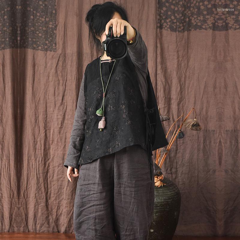 Women's Vests Women Loose Patchwork Printed Vest Waistcoat Female Linen Ladies 2022 Spliced Flax Luci22, Black
Women's Vests Women Loose Patchwork Printed Vest Waistcoat Female Linen Ladies 2022 Spliced Flax Luci22, Black
