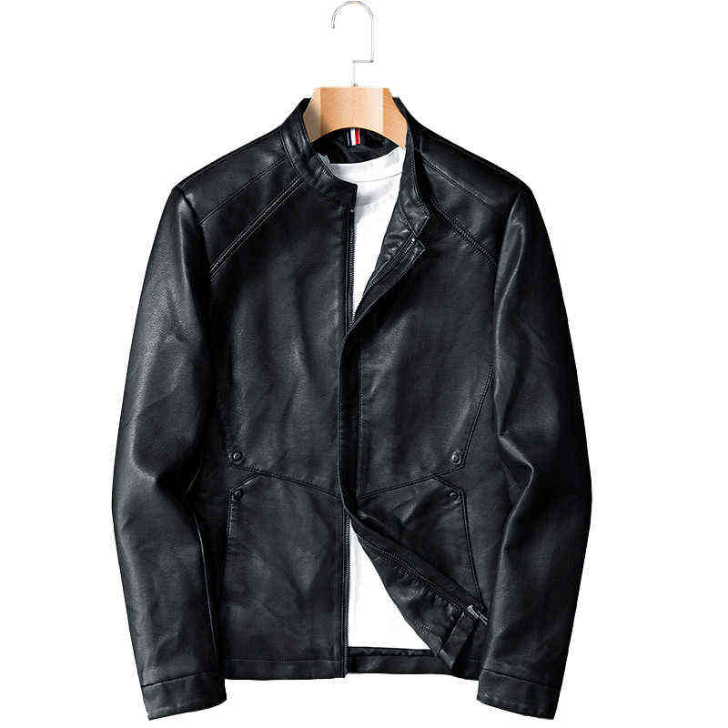 Men Jacket Spring Autumn Men's Casual Stand collar Motorcycle PU Leather Jacket Coat Outerwear Male clothes jaqueta de couro T220728, Brown
Men Jacket Spring Autumn Men's Casual Stand collar Motorcycle PU Leather Jacket Coat Outerwear Male clothes jaqueta de couro T220728, Brown