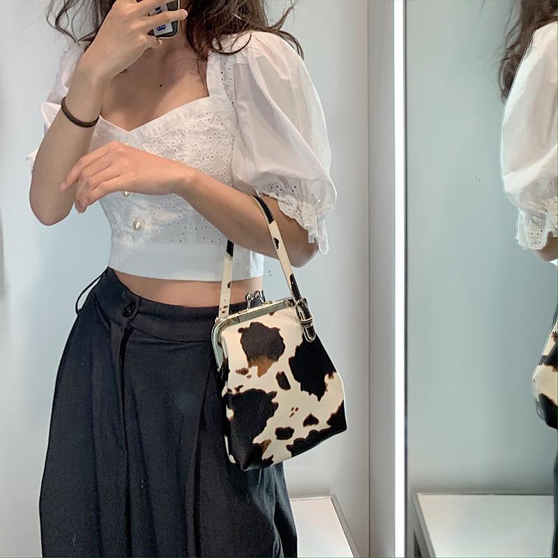 Evening Bags Vintage Small Crossbody Bag For Women Milk Cow Pattern Cute Hasp Female Handbags All Match Mini Shoulder Messenger Purses
Evening Bags Vintage Small Crossbody Bag For Women Milk Cow Pattern Cute Hasp Female Handbags All Match Mini Shoulder Messenger Purses