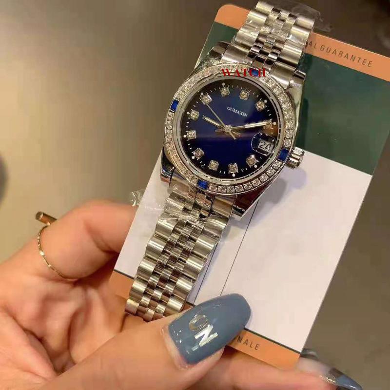 Wristwatches 31mm Ladies Watch Automatic Mechanical Sapphire 316L Stainless Steel Blue Dial Waterproof Clock 12633333
Wristwatches 31mm Ladies Watch Automatic Mechanical Sapphire 316L Stainless Steel Blue Dial Waterproof Clock 12633333