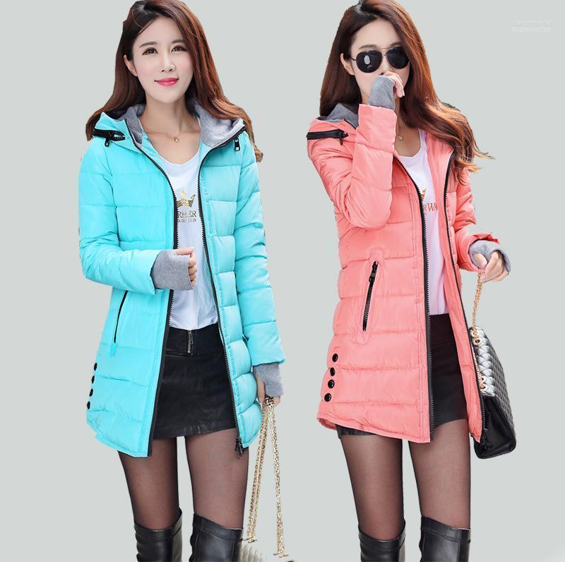 Women's Down & Parkas Autumn And Winter Large Slim Fit Medium Long Warm Cotton Padded Jacket Hooded With Gloves Kare22, Wine
Women's Down & Parkas Autumn And Winter Large Slim Fit Medium Long Warm Cotton Padded Jacket Hooded With Gloves Kare22, Wine