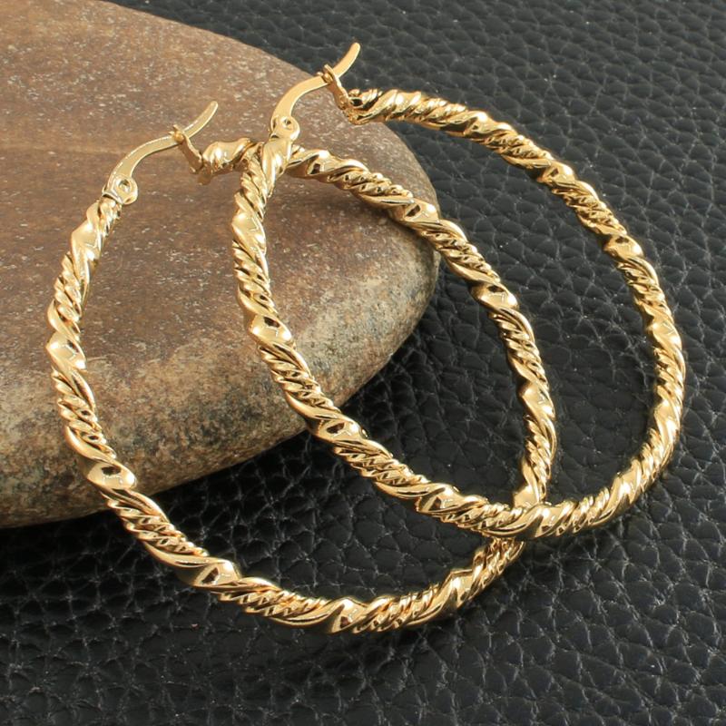Hoop & Huggie Est Gold Color Fashion Stainless Steel Jewelry Simple Earrings Personality Bijoux En Acier Inoxydable Femme EFGZCEEPHoop
Hoop & Huggie Est Gold Color Fashion Stainless Steel Jewelry Simple Earrings Personality Bijoux En Acier Inoxydable Femme EFGZCEEPHoop