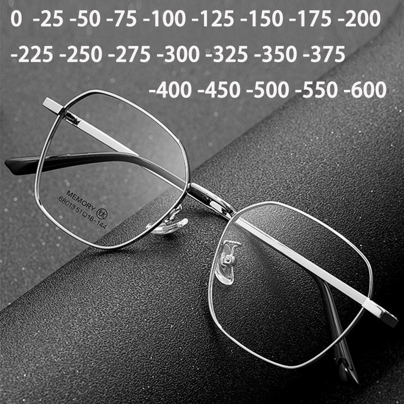 Sunglasses Polygonal Myopia Unisex Glasses For Sight Fashion Retro Titanium Nearsighted Flexible Ultralight Sports Diopter Eyewear -125 175S
Sunglasses Polygonal Myopia Unisex Glasses For Sight Fashion Retro Titanium Nearsighted Flexible Ultralight Sports Diopter Eyewear -125 175S