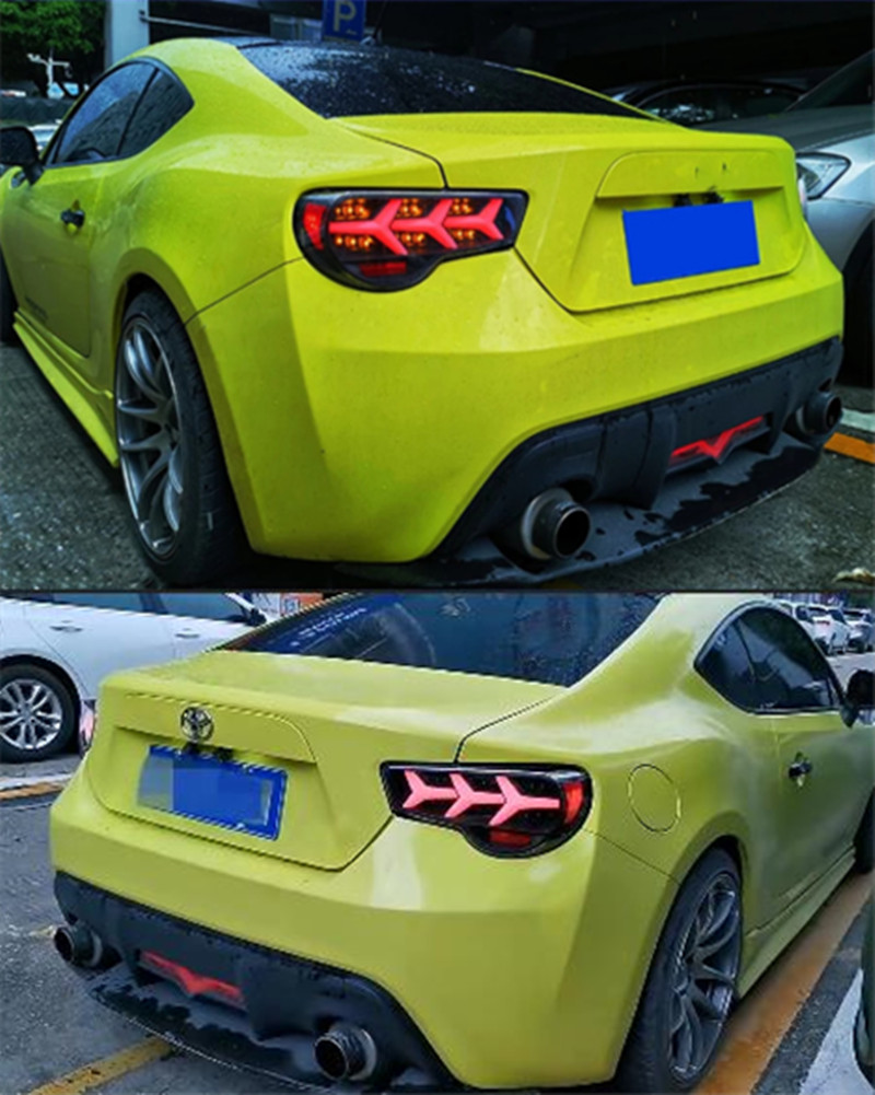 Automobile Tail Lamp For FT86 GT86 LED Tail Light 20 12-20 18 Subaru BRZ Rear Fog Brake Reverse Lighting Accessories