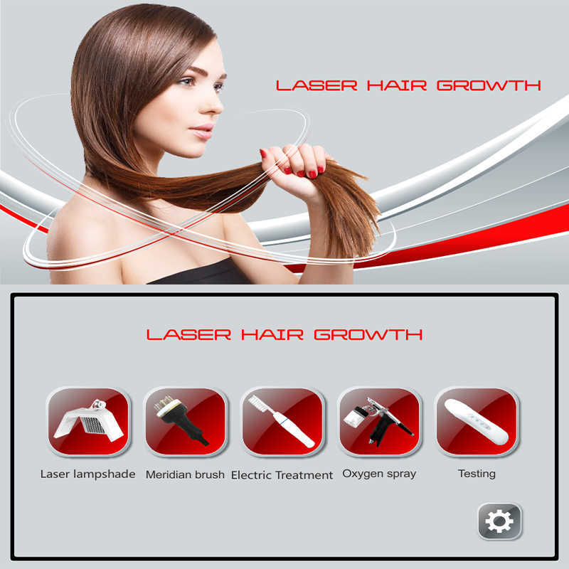 2024 Salon pdt red light therapy for hair loss treatment diode laser led hair growth machine