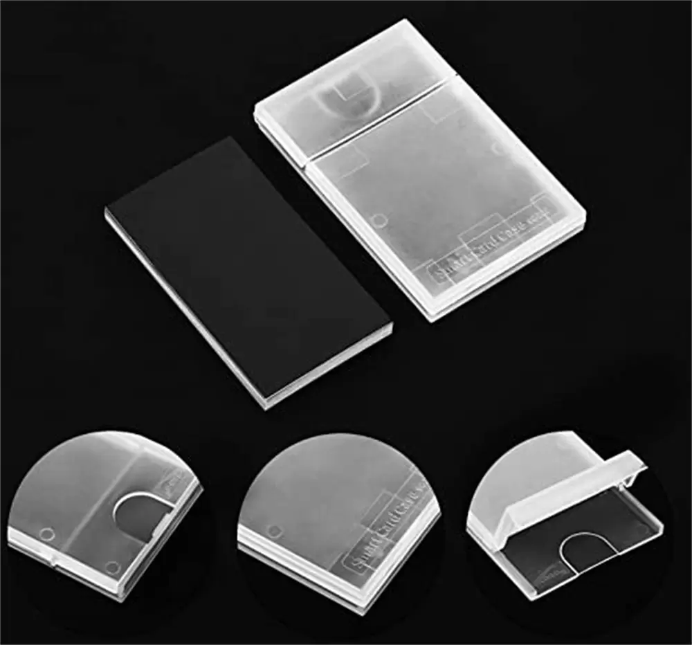 Factory Boxes Plastic Business Card Holder Clear Pocket Case Slim Wallet Protable Name Cards Boxes for Men
Factory Boxes Plastic Business Card Holder Clear Pocket Case Slim Wallet Protable Name Cards Boxes for Men