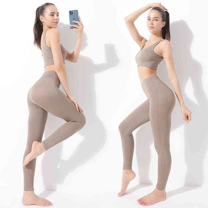 Two Piece Yoga Suit Women Gym Workout Fitness Clothing Track and Field Clothing Set Threaded Sports Bra High Waist Leggings Ropa T220725, Bs dark purple
Two Piece Yoga Suit Women Gym Workout Fitness Clothing Track and Field Clothing Set Threaded Sports Bra High Waist Leggings Ropa T220725, Bs dark purple
