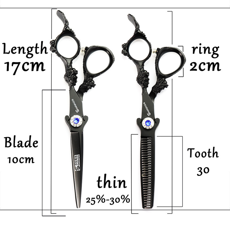 Professional Hairdressing Scissors Sharonds 5.5/6/7/7.5/8 Inch Barbershop Japan 440c Tools Shaver 220317