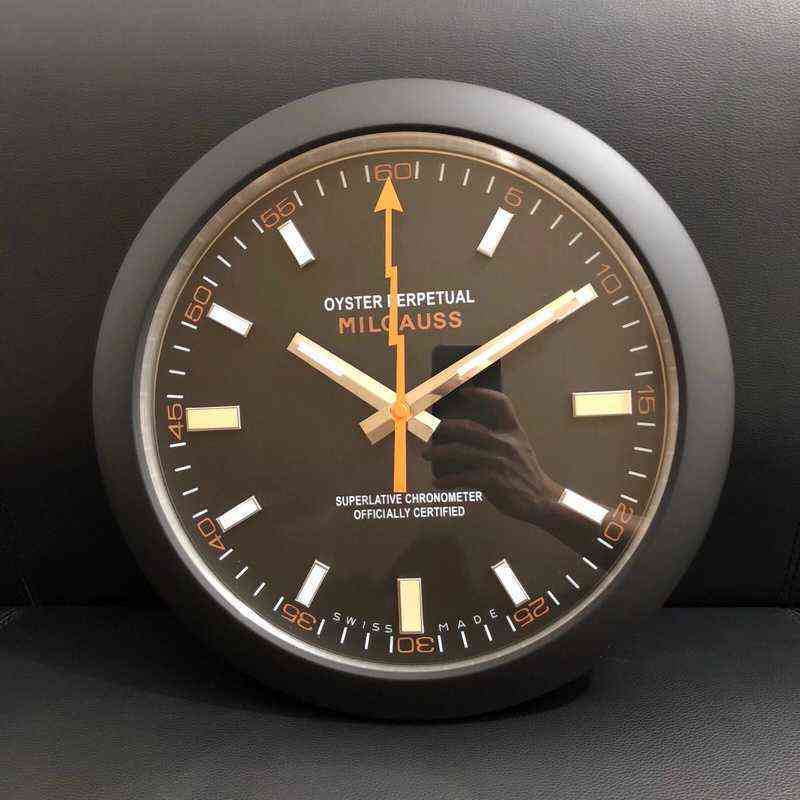 Luxury Design Wall Clock Modern Horloge Murale Milgauss Quartz super Silent Movement G2205124888395