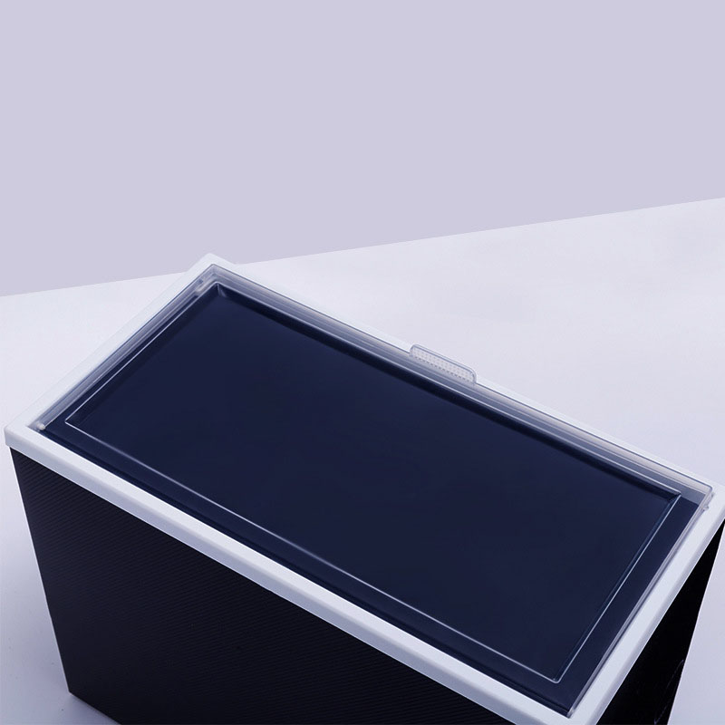 Plus size side opening basketball plastic shoe box men and women household storage box shoes rack
