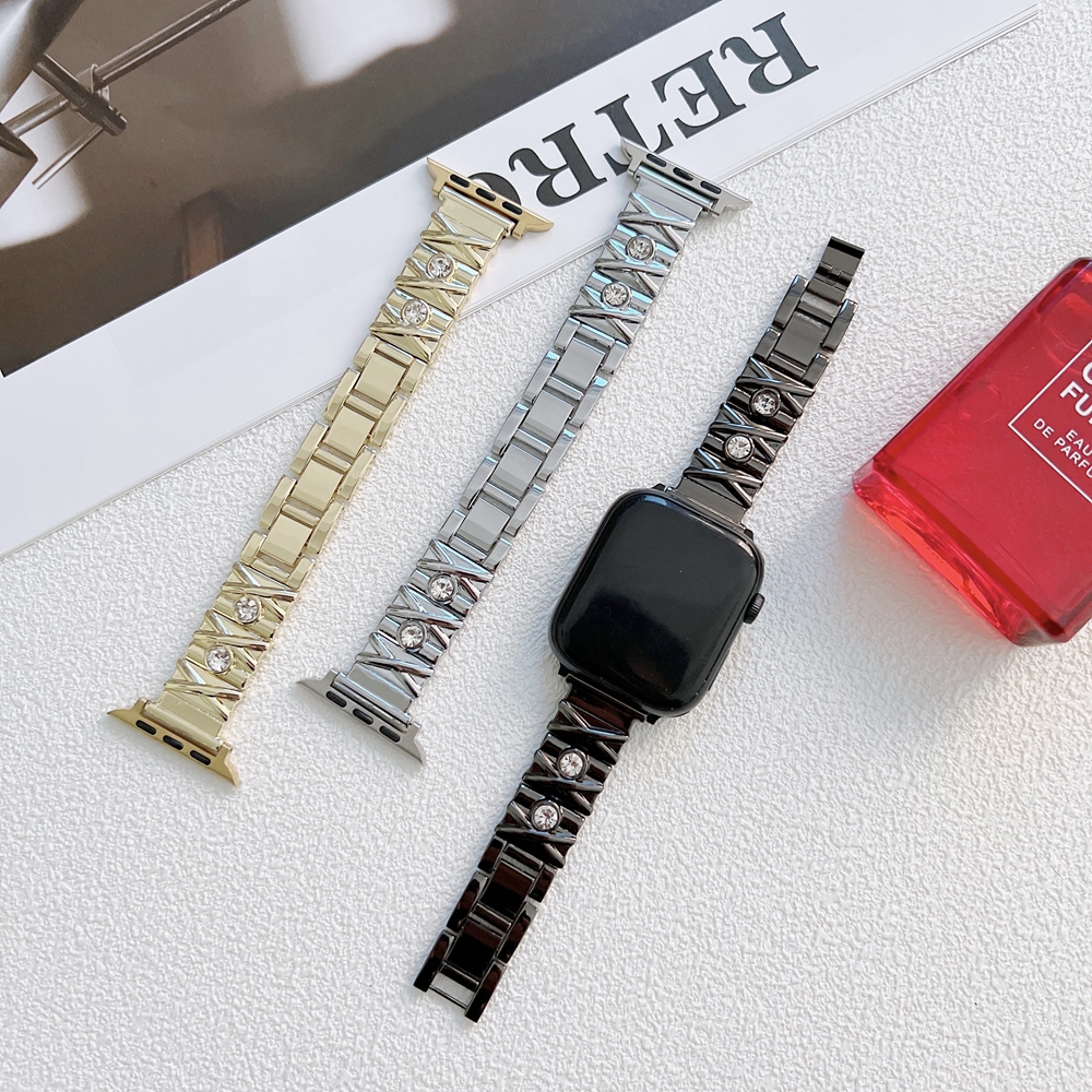 Watch Straps Guard 45mm bands Stainless Steel 38mm 41mm 44mm For Apple Strap Series 7 3 4 5 SE 6 Watchband Bracelet Kinds Color Connector Cool for Sum