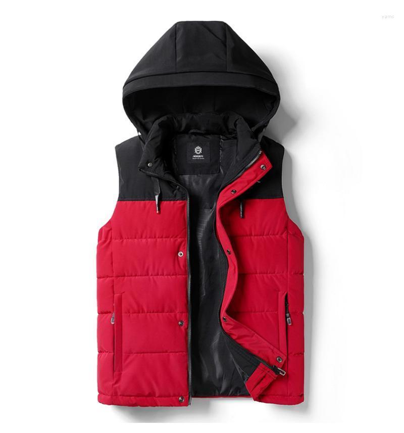 Men's Vests Men 2022 Autumn Thick Hooded Sleeveless Vest Jacket Waistcoat Winter Outwear Fashion Casual Warm Cotton Veste Homme, Red
Men's Vests Men 2022 Autumn Thick Hooded Sleeveless Vest Jacket Waistcoat Winter Outwear Fashion Casual Warm Cotton Veste Homme, Red