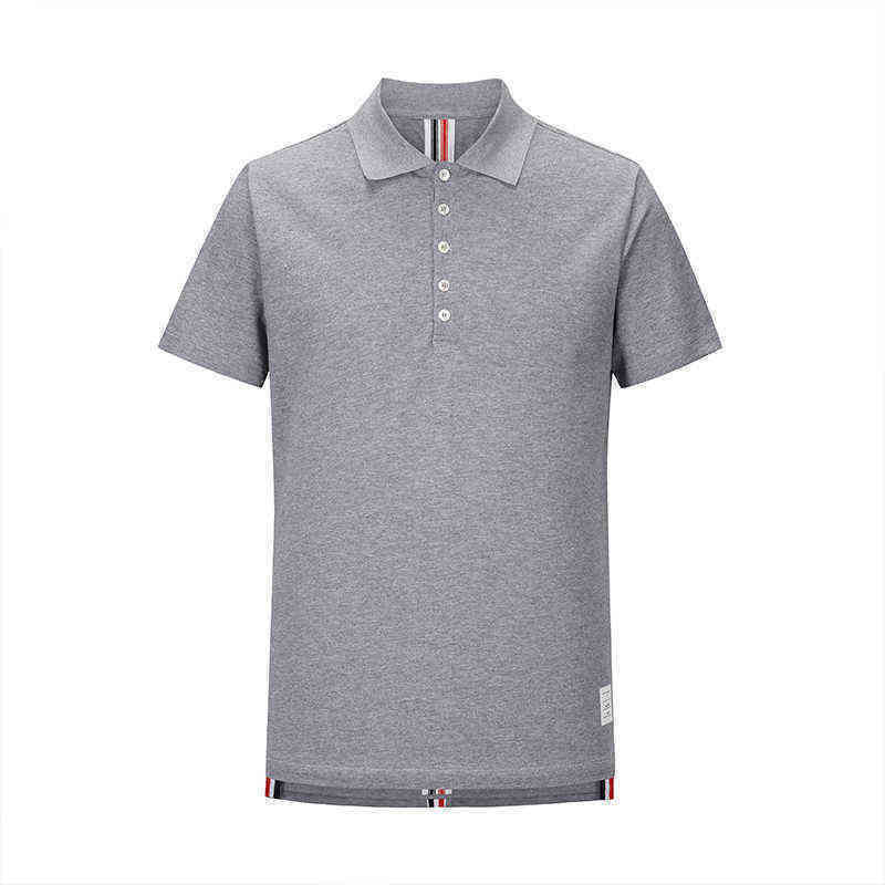 TB THOM Men T-Shirt Summer Fashion Brand Tops Pure Cotton Center Back Stripes Gray Blouses Casual Korean Design Polo T-shirt
TB THOM Men T-Shirt Summer Fashion Brand Tops Pure Cotton Center Back Stripes Gray Blouses Casual Korean Design Polo T-shirt