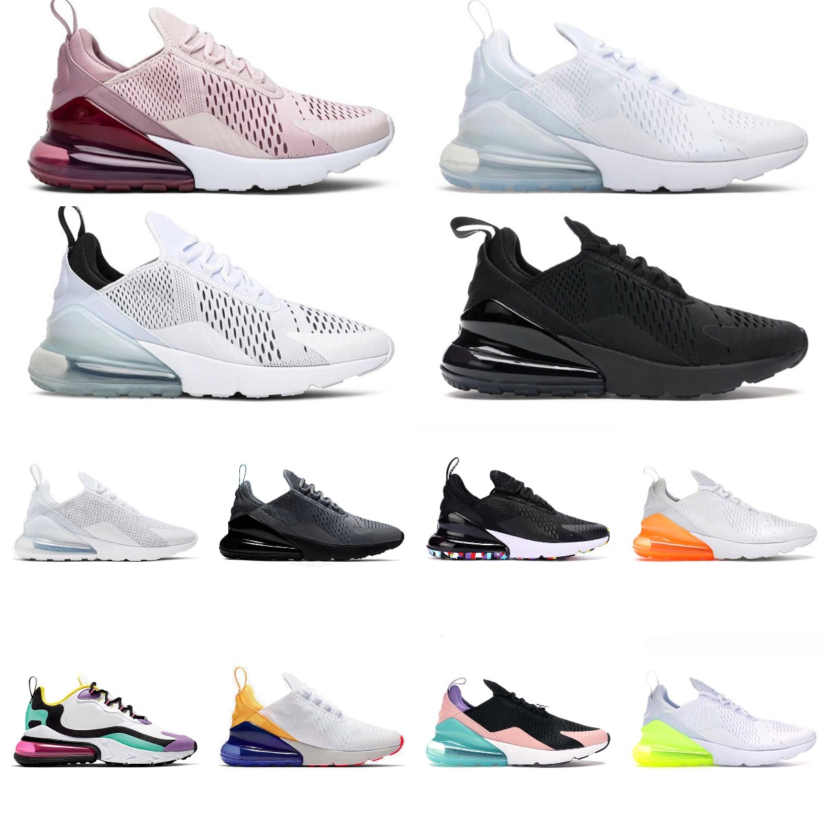 new men woman running shoes 270s Triple White Black Oreo Barely Rose Dusty Cactus Photo Blue University Gold Neon Green mens trainers womens 270 sports sneakers 36-45, Box
new men woman running shoes 270s Triple White Black Oreo Barely Rose Dusty Cactus Photo Blue University Gold Neon Green mens trainers womens 270 sports sneakers 36-45, Box