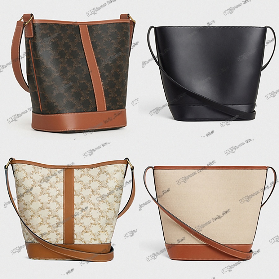 Medium Bucket Bag Triomphe Striped Textile Khaki Small Bucket Cuir Natural Tan Crossbody Shoulder Bags Decorative Metallic Closure Adjustable Strap
Medium Bucket Bag Triomphe Striped Textile Khaki Small Bucket Cuir Natural Tan Crossbody Shoulder Bags Decorative Metallic Closure Adjustable Strap