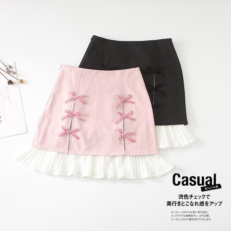 Skirts 2022 Spring And Summer Women's Japanese Chiffon Double-layer High-waist Pleated Skirt A-line Bow Sweet Girl, 03
Skirts 2022 Spring And Summer Women's Japanese Chiffon Double-layer High-waist Pleated Skirt A-line Bow Sweet Girl, 03