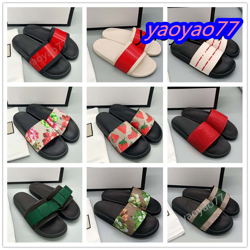 2022 Designer Men Women Slippers Rubber Slides Sandal Flat Blooms Strawberry Tiger Bees Green Red White Shoes Beach Outdoor Flower Flip Flops Size 35-48, Box
2022 Designer Men Women Slippers Rubber Slides Sandal Flat Blooms Strawberry Tiger Bees Green Red White Shoes Beach Outdoor Flower Flip Flops Size 35-48, Box
