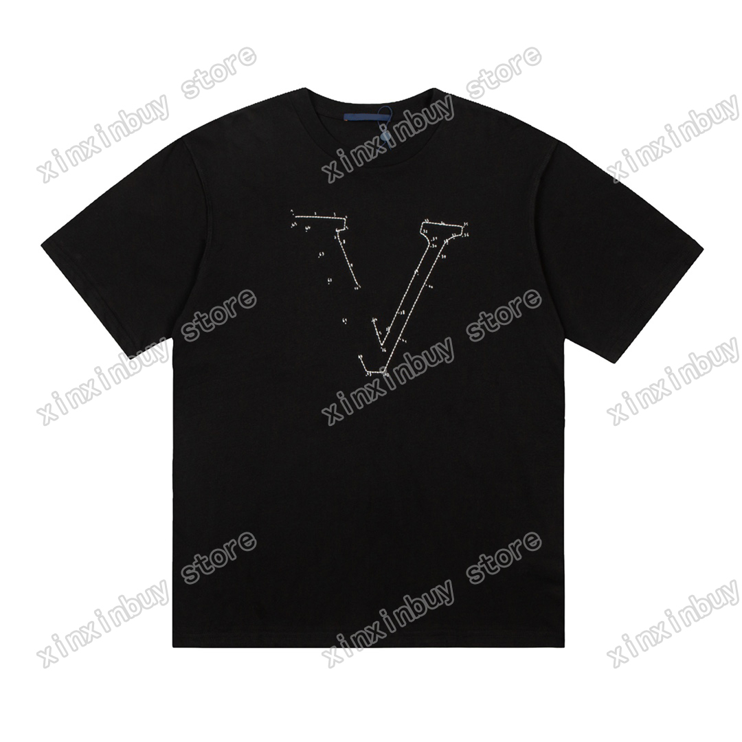 22ss Men Women Designers t shirts tee Thread embroidery letter short sleeve Crew Neck Streetwear xinxinbuy black white XS-L
22ss Men Women Designers t shirts tee Thread embroidery letter short sleeve Crew Neck Streetwear xinxinbuy black white XS-L