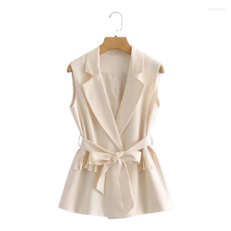 Women' Vests BBWM Elegant Women 2022 Fashion Solid Color Cardigan Lace Vest Coat Vintage Sleeveless Outerwear Female Chic Top Luci22, Beige
Women' Vests BBWM Elegant Women 2022 Fashion Solid Color Cardigan Lace Vest Coat Vintage Sleeveless Outerwear Female Chic Top Luci22, Beige