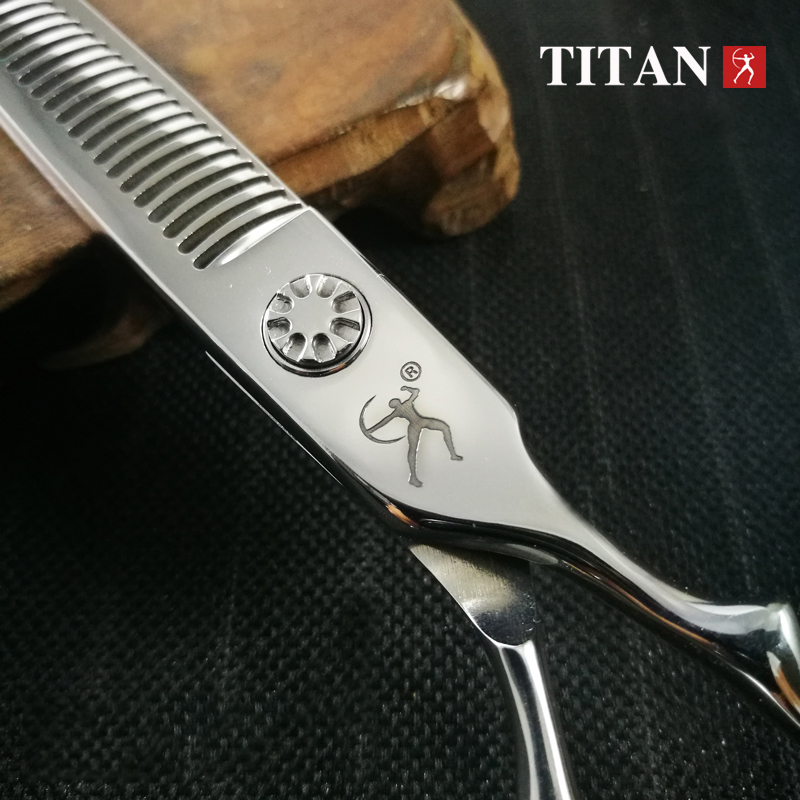 Titan hair scissors vg10 steel, hand made sharp 220317